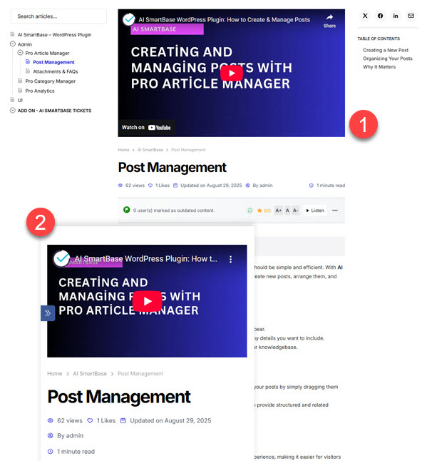 Modern Responsive UI