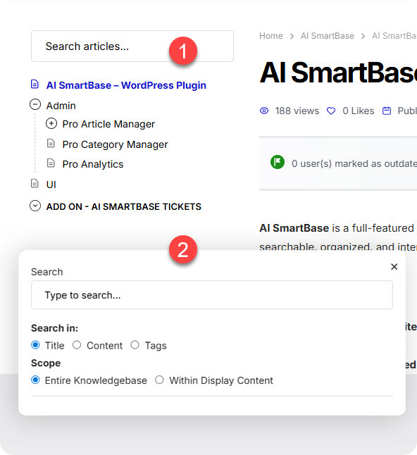 Smart AJAX Search